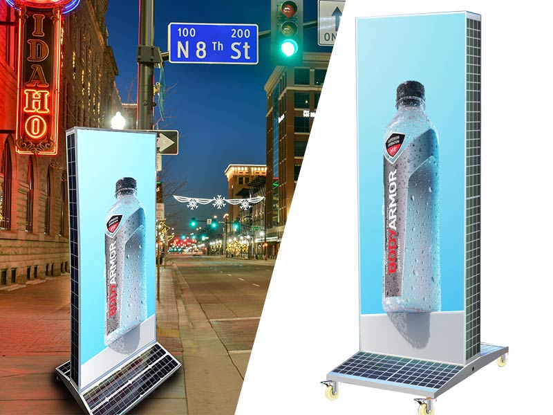 Solar Powered LED Light Box (Waterproof)