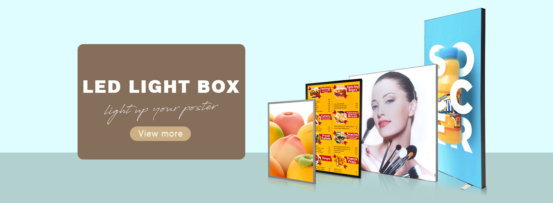 Solar Powered Waterproof LED Light Box supplied by