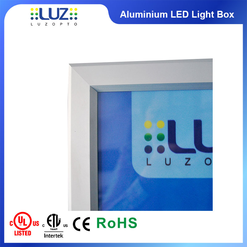 Outdoor 22x28 LED Light Box Slim Aluminum Poster Snap Frame in