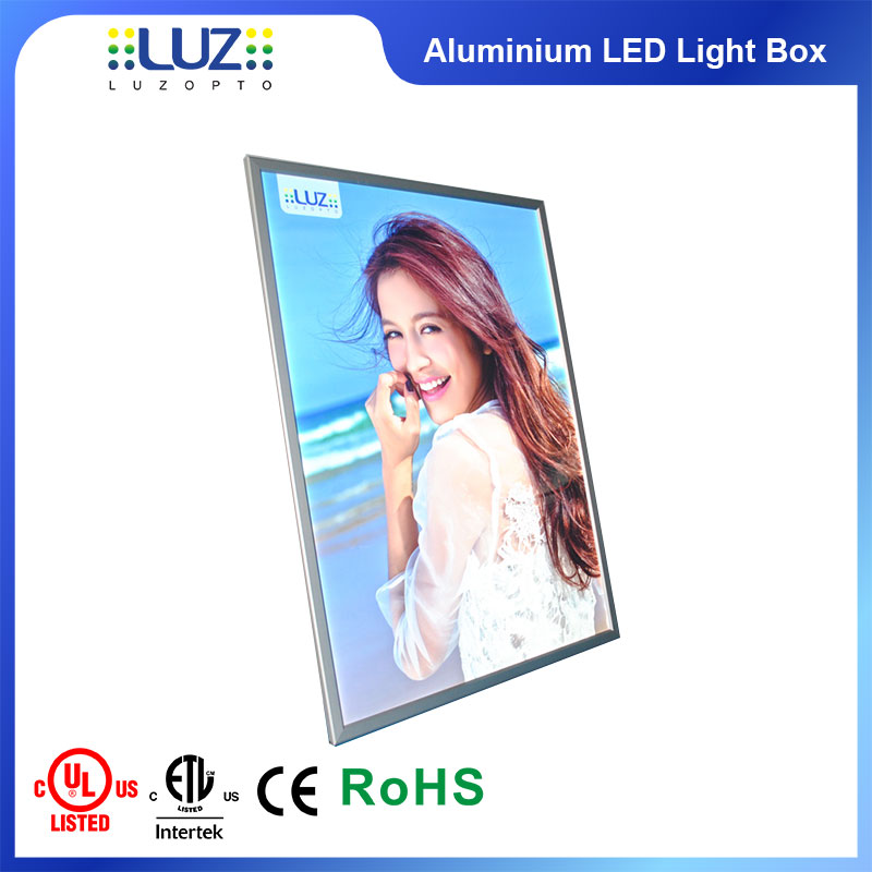 slim aluminum led light box