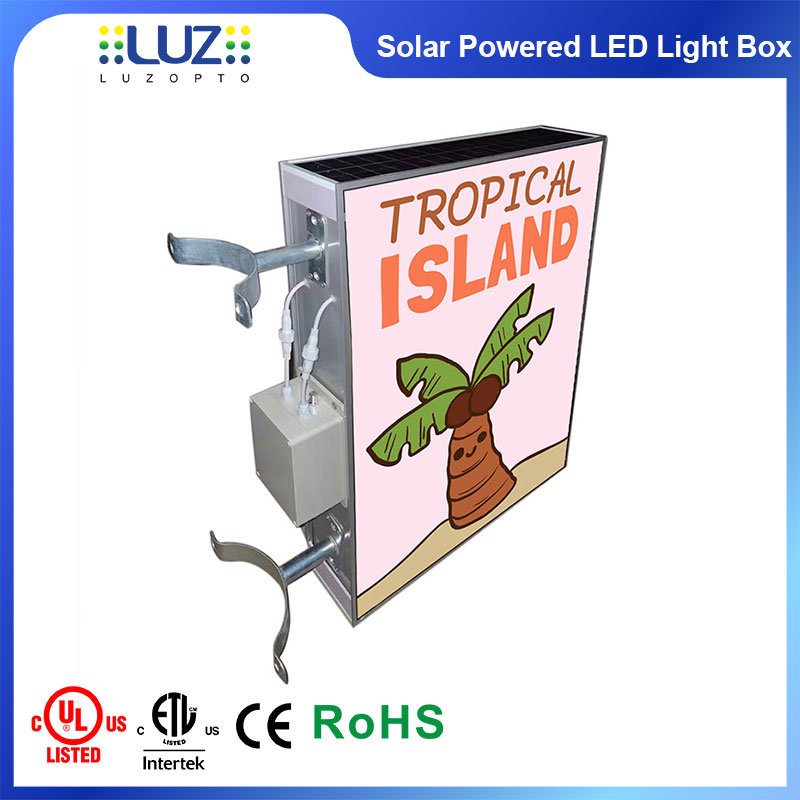 Outdoor Solar Power Lightbox