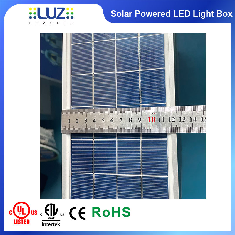 Outdoor Street Solar Panel LED Light Box Pole/ Wall Mounted Manufacturer