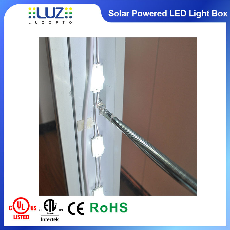 Outdoor Advertising Solar Powered Light Box