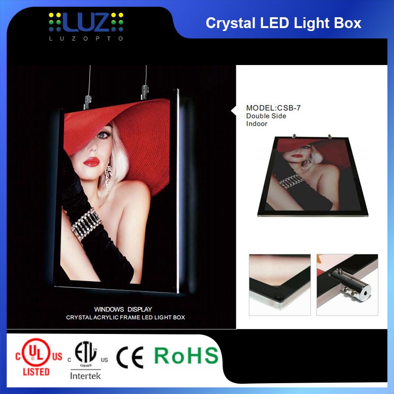 LED Acrylic Panel for Slim LED Light Box Menu Board - China LED Crystal  Panel, Picture Frame