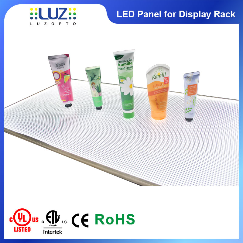 Frameless Shelf LED Light Box Panel Design