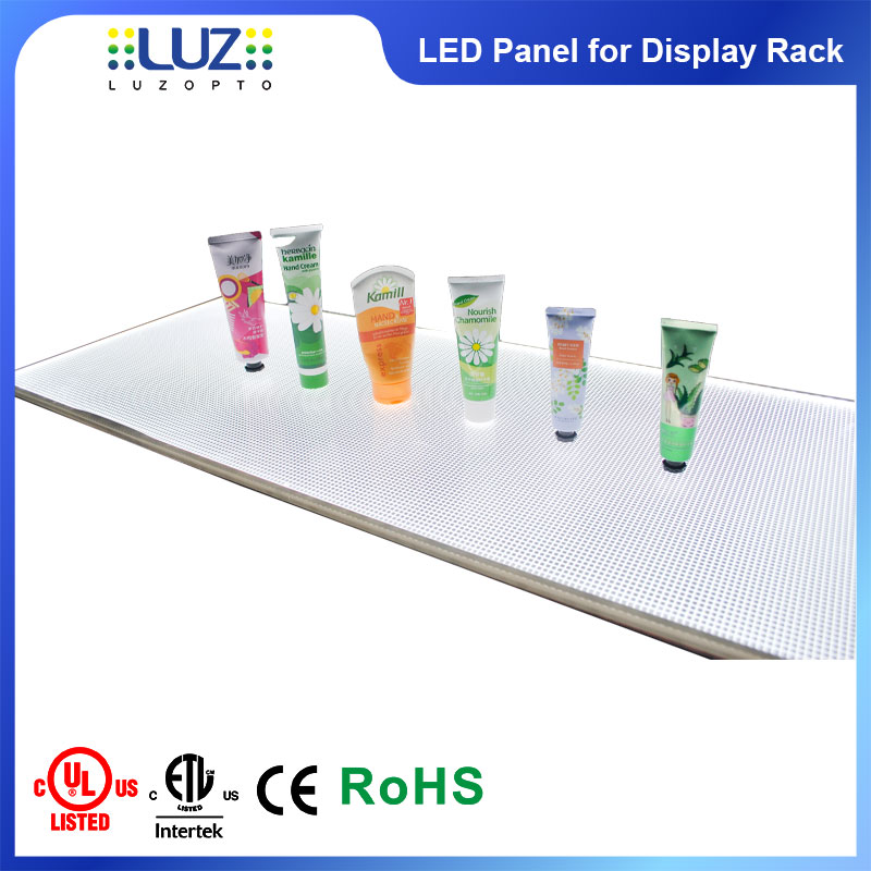 Frameless Shelf LED Light Box Panel Design