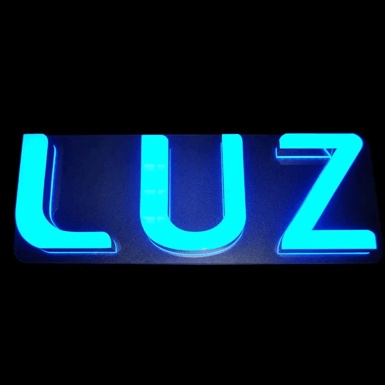 Backlit Light Up LED Channel Letter Companies|luzleddisplays.com
