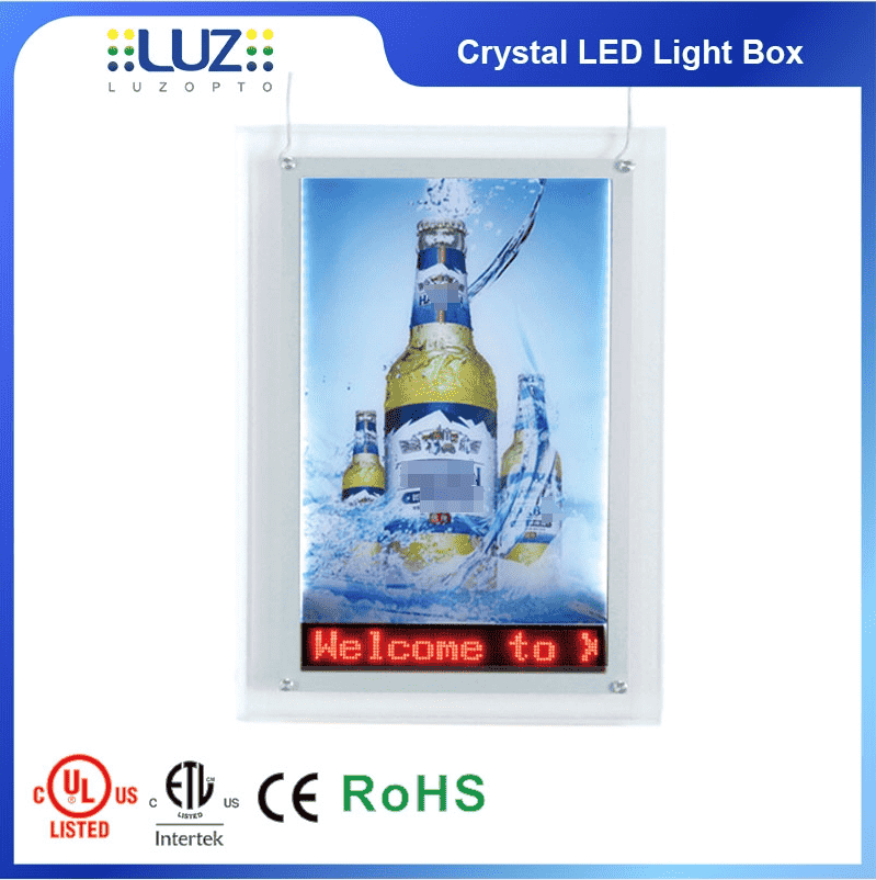 movie poster light box display frame