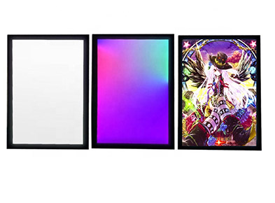 RGB Illuminated LED Light Box Multi-Function Dynamic Snap Anime Poster Frames with Aluminium Frame