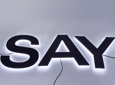 What are backlit channel letters?