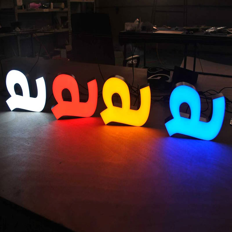 custom led letters