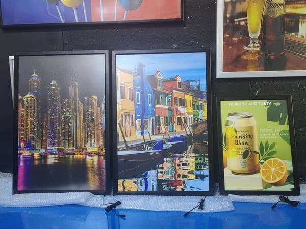custom led snap frame