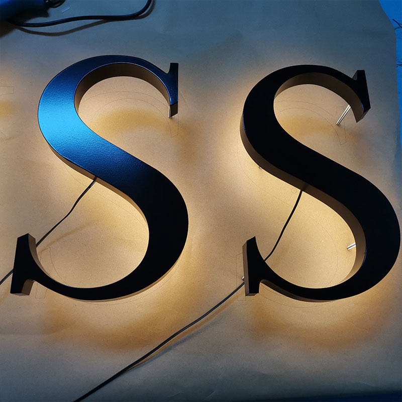 backlit led sign